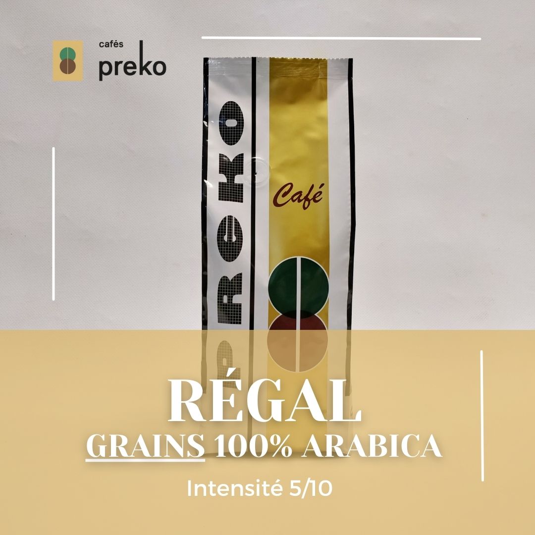 Café Régal Grain 1kg – Cafés Preko